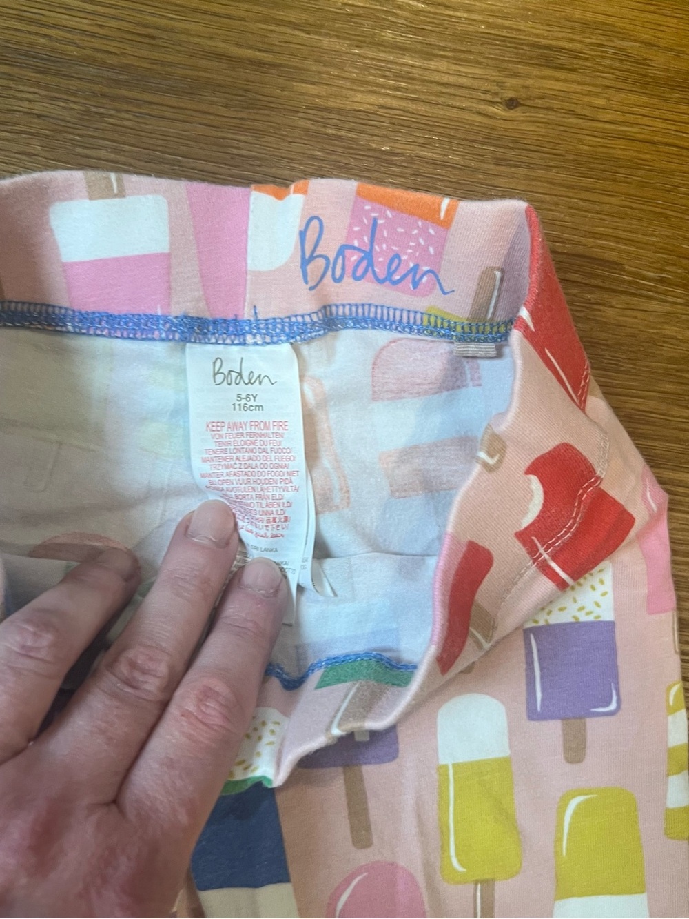 Boden Girls Multicolor Patterned Leggings - Set of 4 - Picture 13 of 15